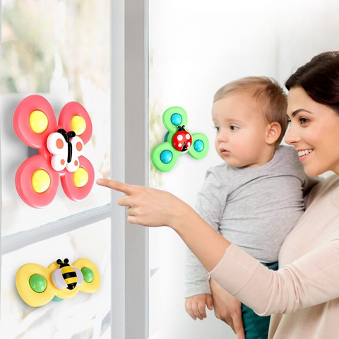 Ventouse, Spinner Toys pour bébé, bébé Fidget Spinner Suction