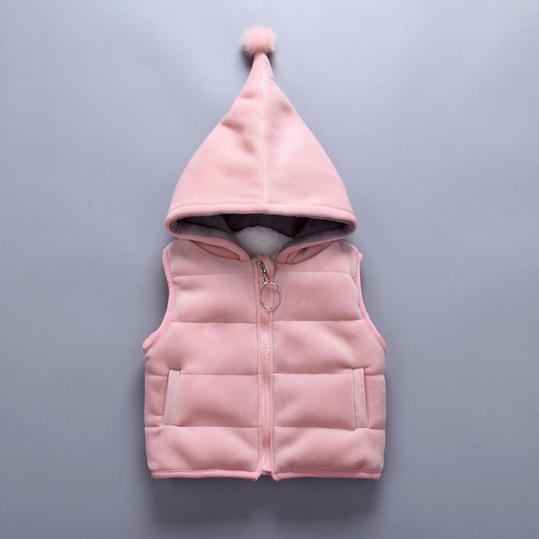 capuche bebe rose omamans