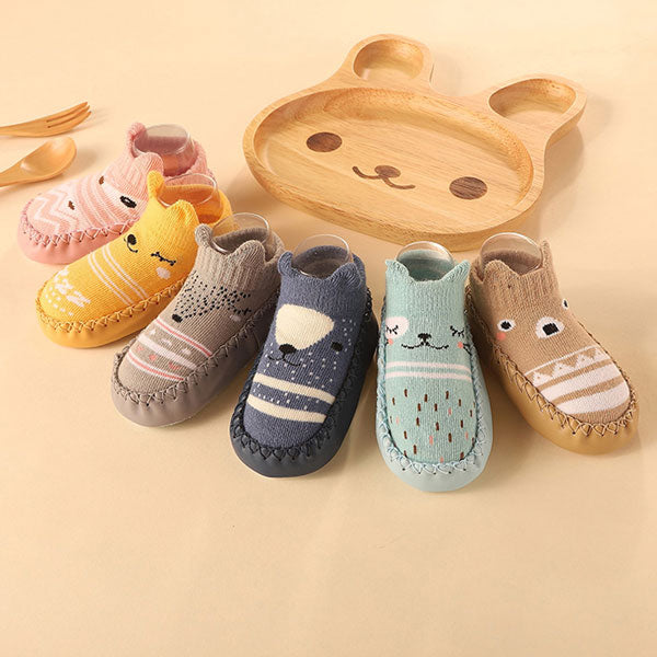 Chaussures souples bébé animaux