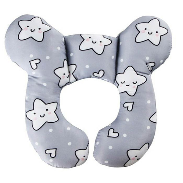 coussin support bébé motif étoiles