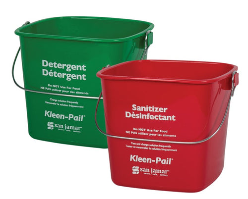 San Jamar KP97GN, 3 Quart Kleen-Pail, Green