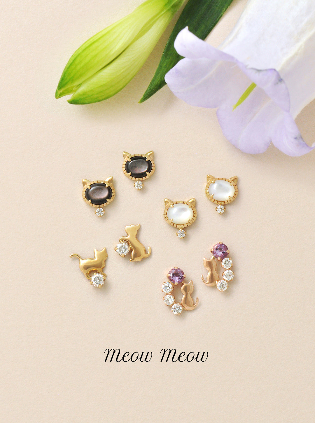 Cat Motif Jewelry