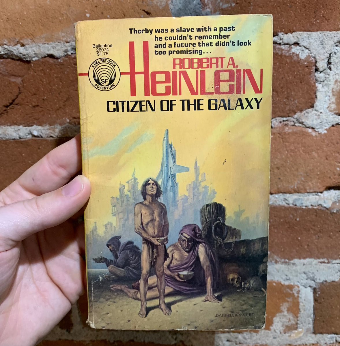Citizen of the Galaxy - Robert A. Heinlein - Darrell Sweet Cover –  Postmarked from the Stars