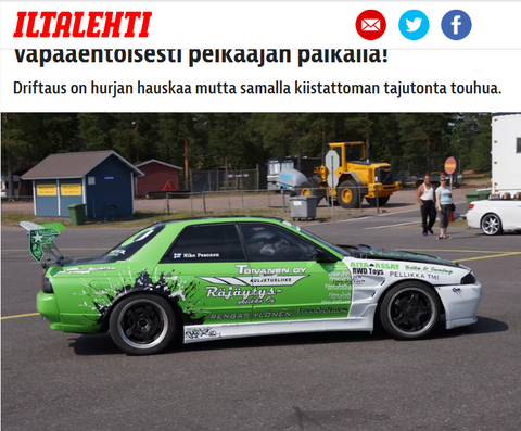 drifting kyyditys Iltalehti 2013