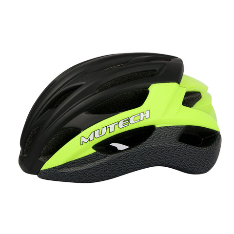 MUTECH HELMET BLACK- YELLOW | خوذة للدراجة الهوائية