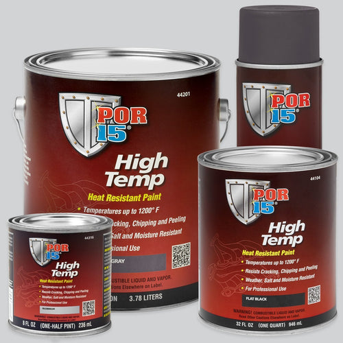  POR-15 Top Coat Paint, Direct to Metal Paint, Long-term Sheen  and Color Retention, 32 Fluid Ounces, Gloss Black : Automotive