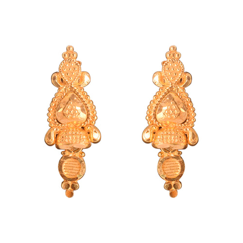 ANJALI JEWELLERS GOLDEN COLOUR STONE SETTING EARRING Buy ANJALI JEWELLERS  GOLDEN COLOUR STONE SETTING EARRING Online At Best Prices In India On  Snapdeal  forumiktvasa