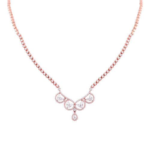 Diamond Necklace - PD024N22 – Pihtara Jewels