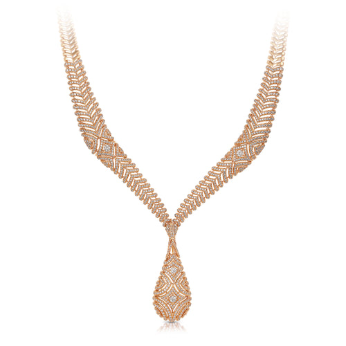 Diamond Necklace - PD024N22 – Pihtara Jewels