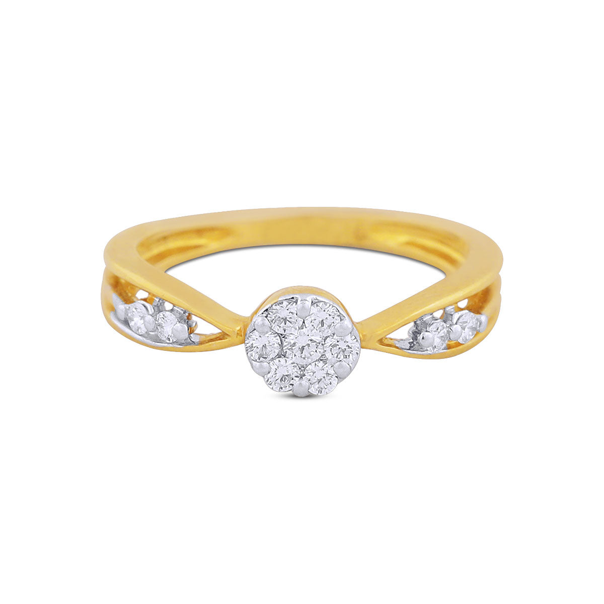 Buy Simplistic 22 Karat Yellow Gold Finger Ring at Best Price | Tanishq UAE