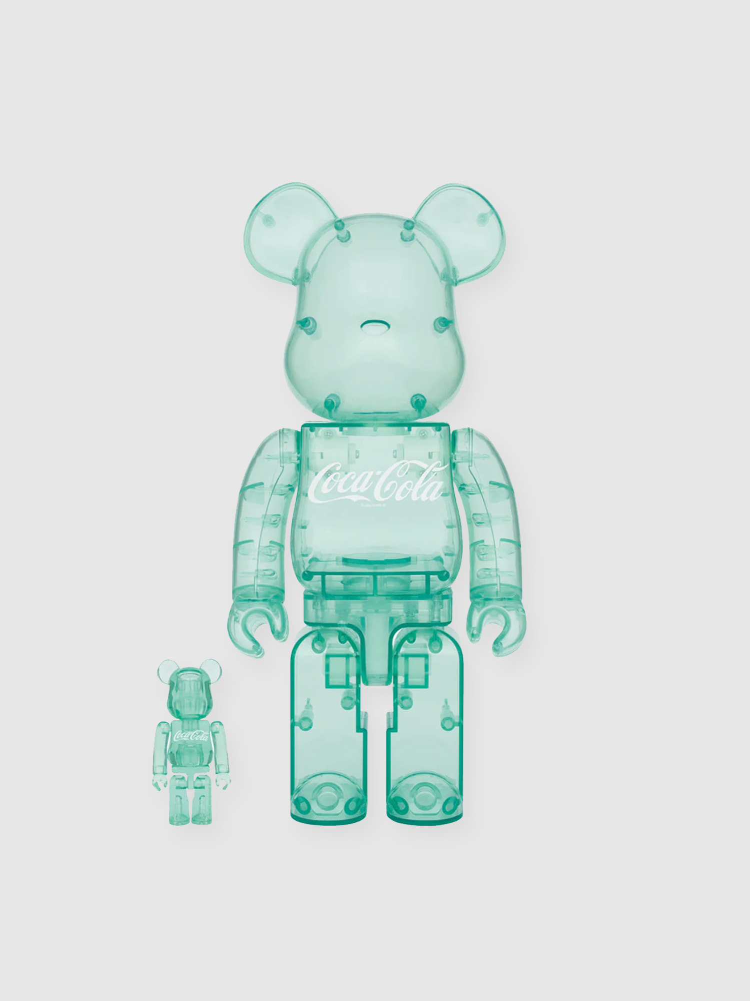 BE@RBRICK Coca-Cola Georgia Green 400% and 100% Set