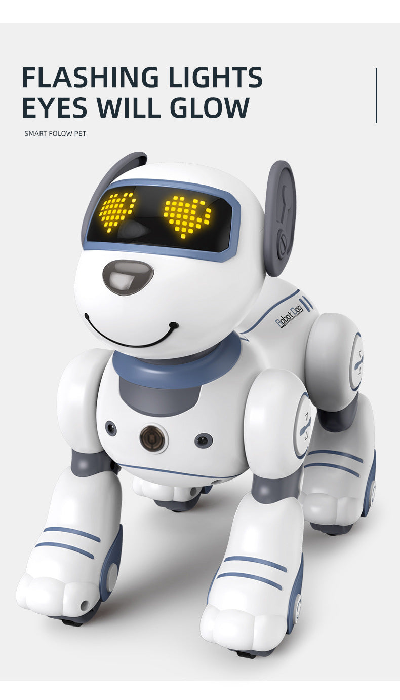 Smart Robot Dog Toy Led Rechargeable Touch Voice Control