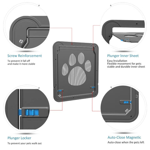 Magnetic Mesh Dog Gate