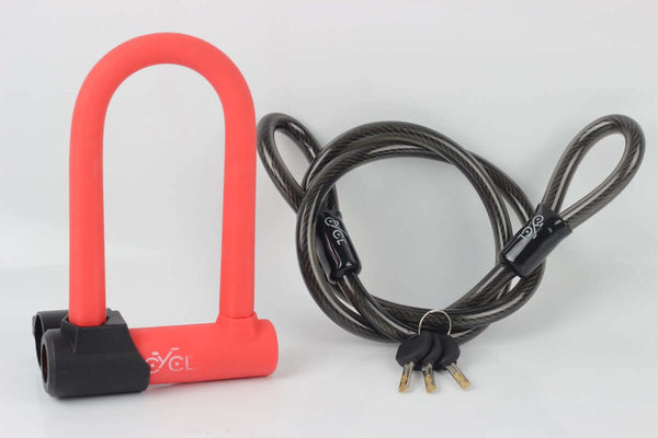 Red Lock for Bicycles and Electric Scooters | CYCL