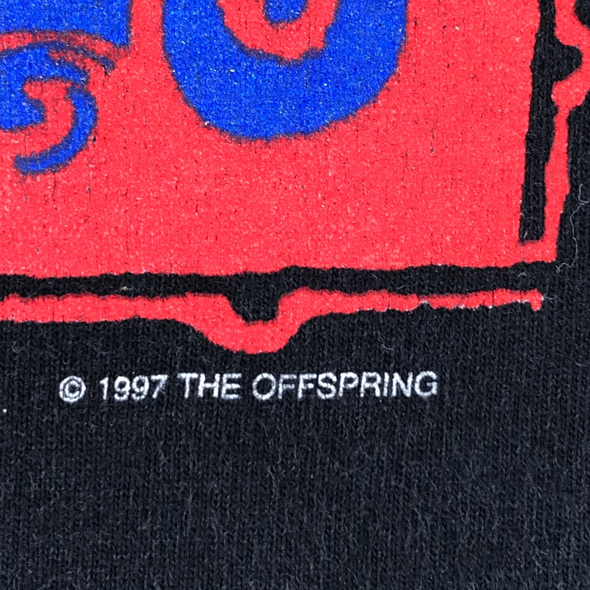 the offspring 1997 tour t-shirt– train in vain