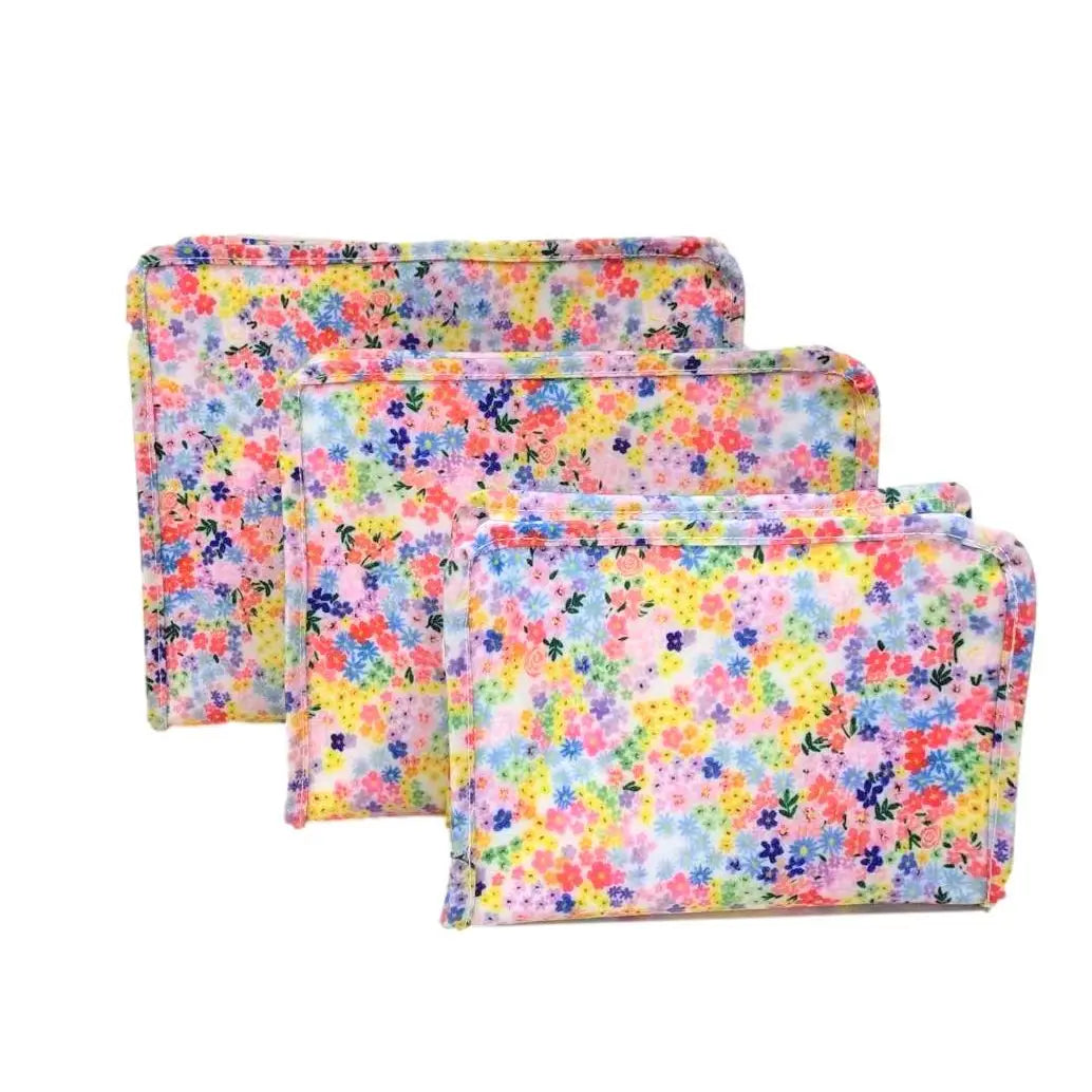 TRVL - Roadie Medium Meadow Floral Zipper Pouch