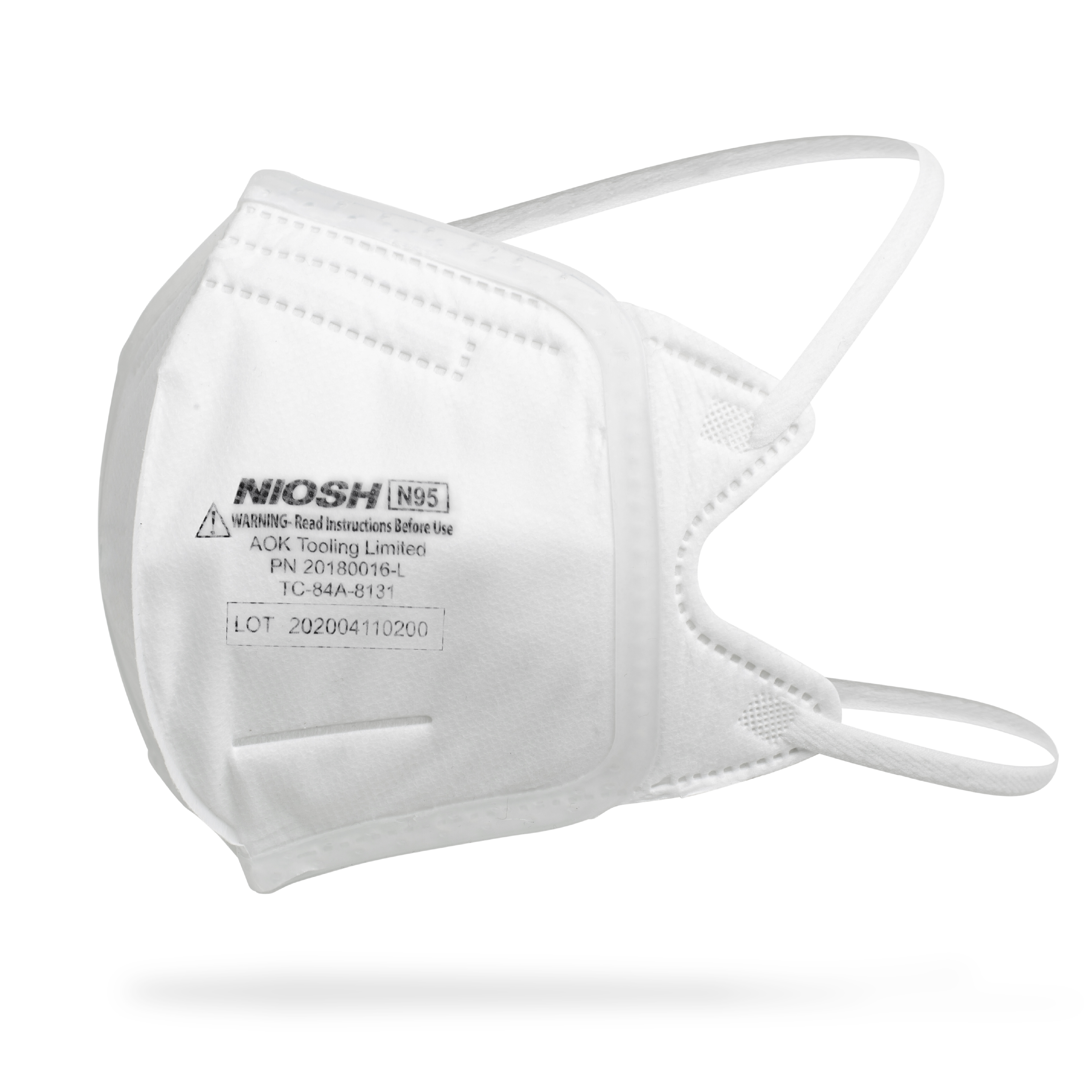 N95 Folding Mask - FDA Certified & NIOSH Approved - White - Healthify product image