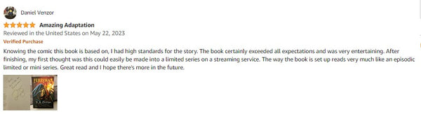 Ferryman 5 star reviewer for Book Two