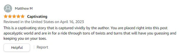 5 star review for Andalon Paradox