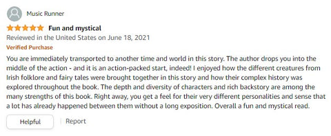 Wailing Tempest 5 star reviewer for Book One of Wailing Tempest