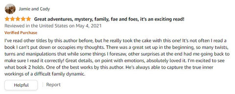 Wailing Tempest 5 star reviewer for Book One of Wailing Tempest