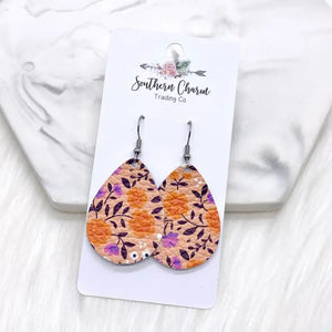 1.5" Ditsy Flowers - Earrings - Elladees Boutique at Dear Yesteryear