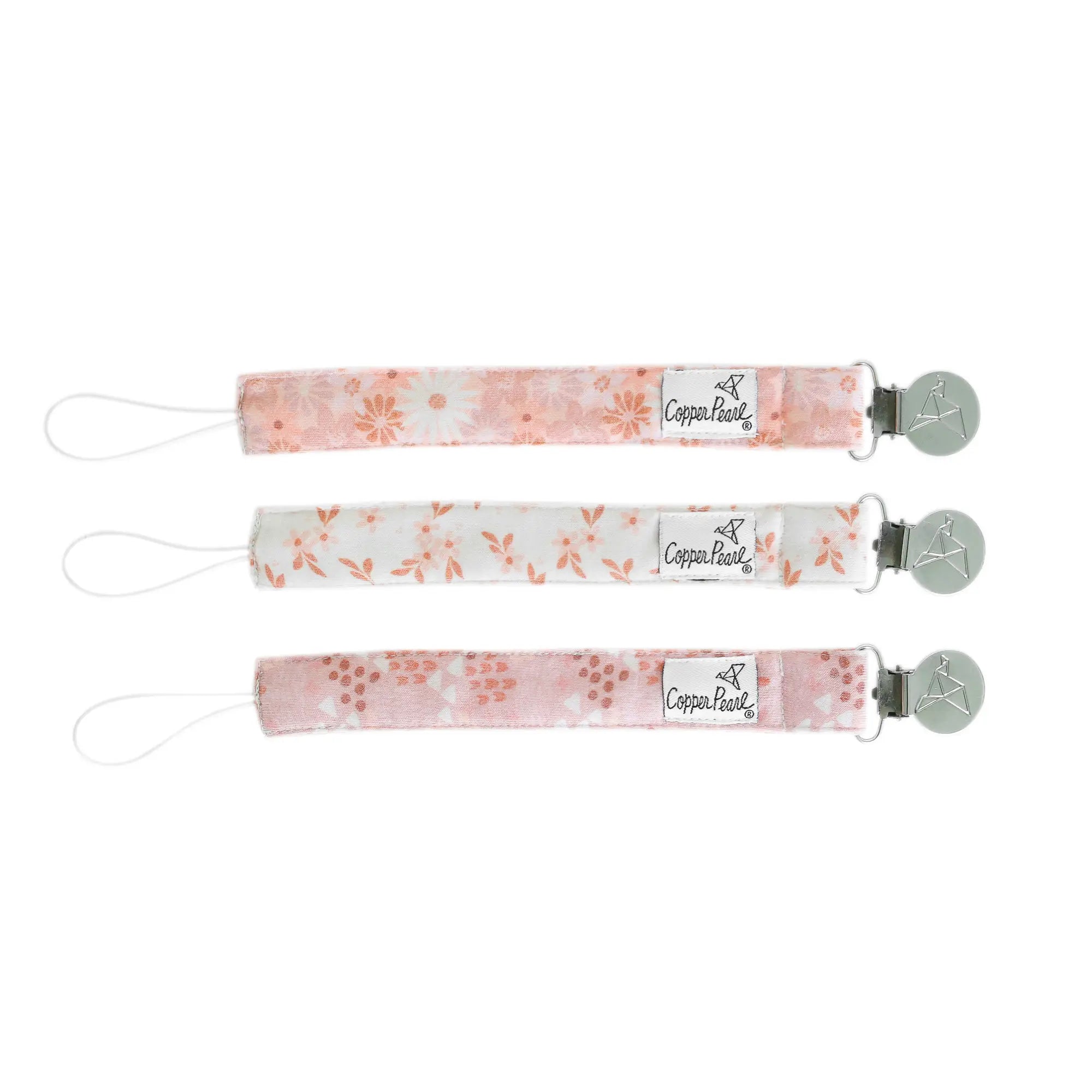 COPPER PEARL® Binky Clip Set Rue