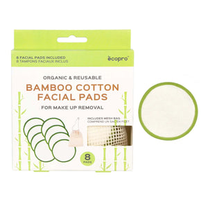 EcoPro Bamboo Cotton Facial Pad - Elladees Boutique at Dear Yesteryear