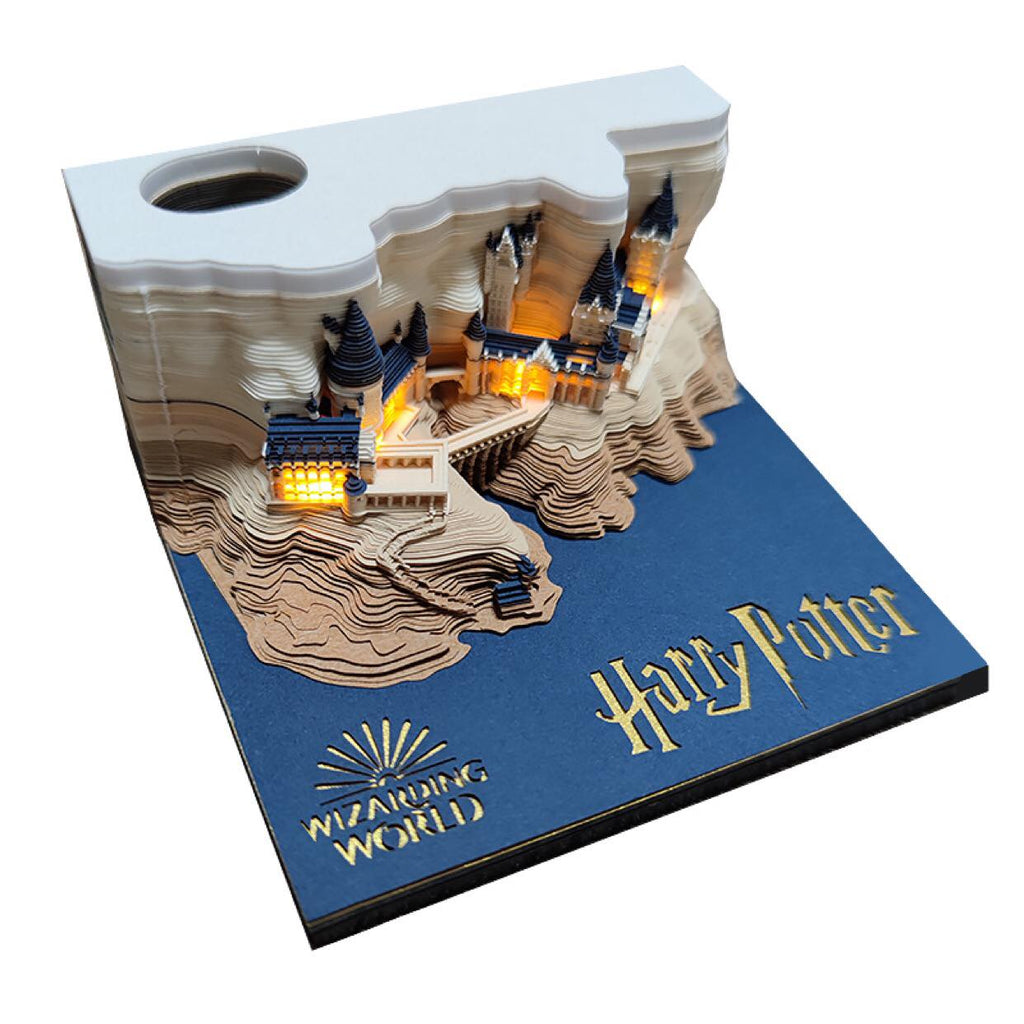 Harry Potter Hogwarts Castle Omoshiroi Block 3d Memo Pad