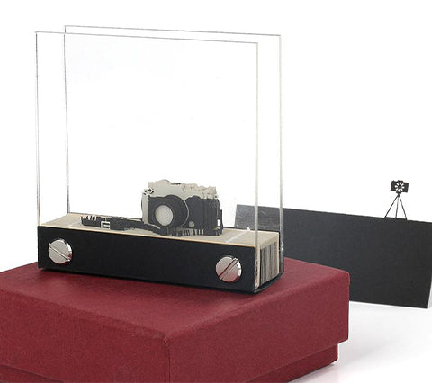 Vintage Camera Omoshiroi Block 3d Memo Pad