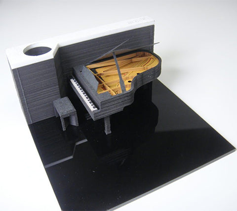 The Piano Omoshiroi Block 3d Memo Pad