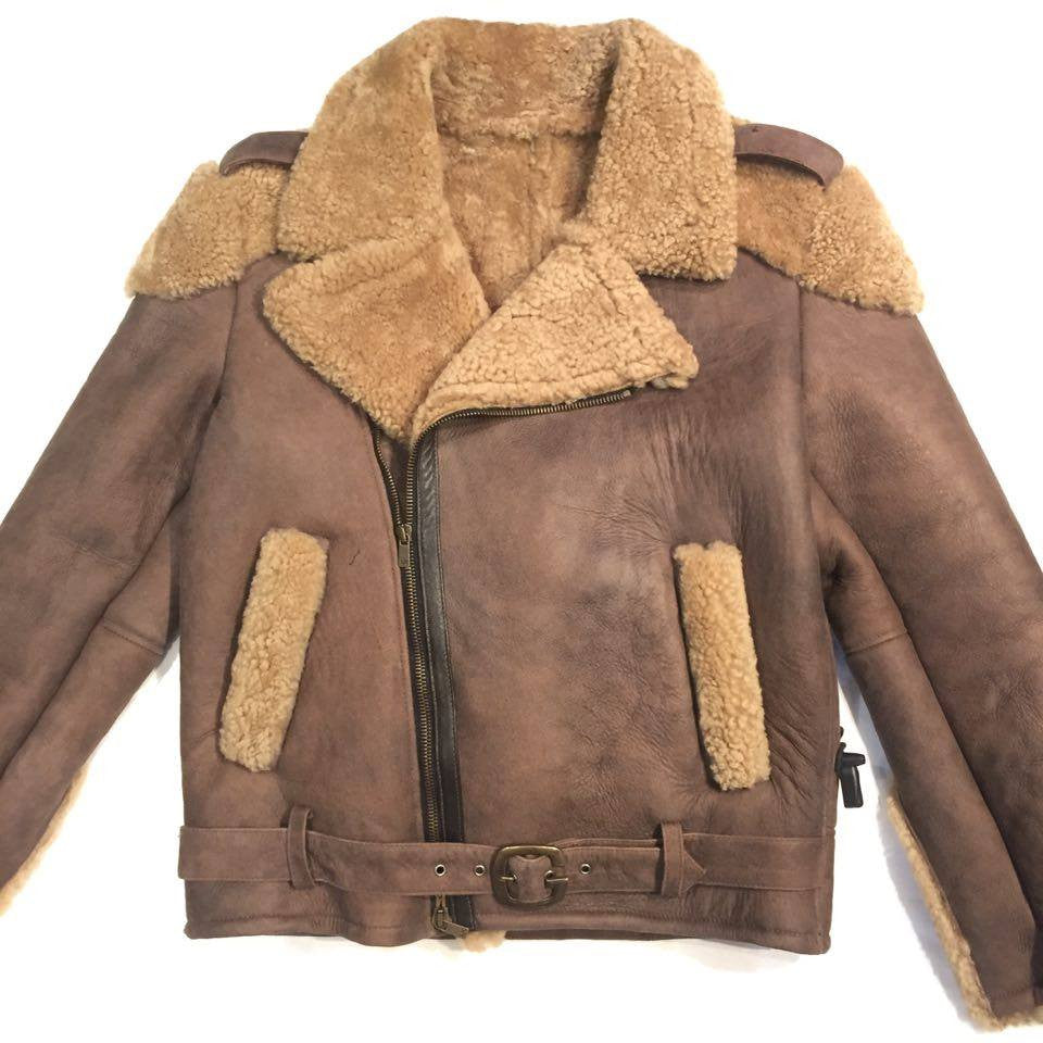 Jakewood Tobacco Biker Shearling – Dudes Boutique