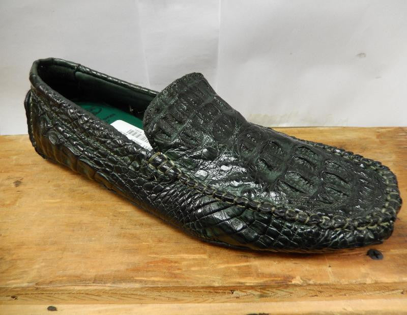 Calzoleria Toscana All-Over Horn-Back Crocodile Loafers