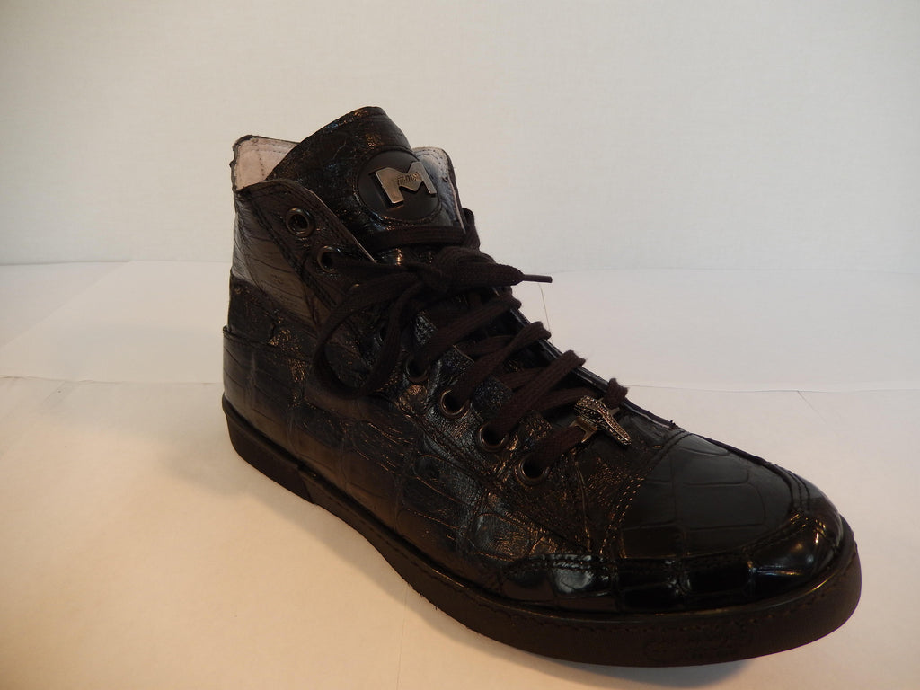 Mauri Hi-top All-Over Alligator Lace Up Sneakers 8886