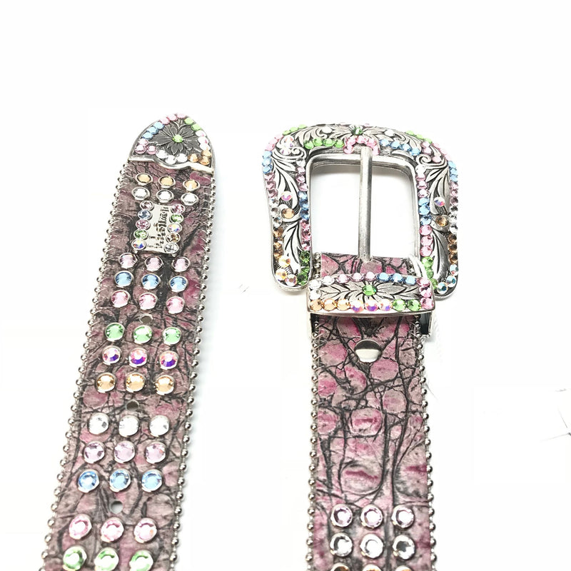 b.b. Simon Fully Loaded 'Numbers' Swarovski Crystal Belt