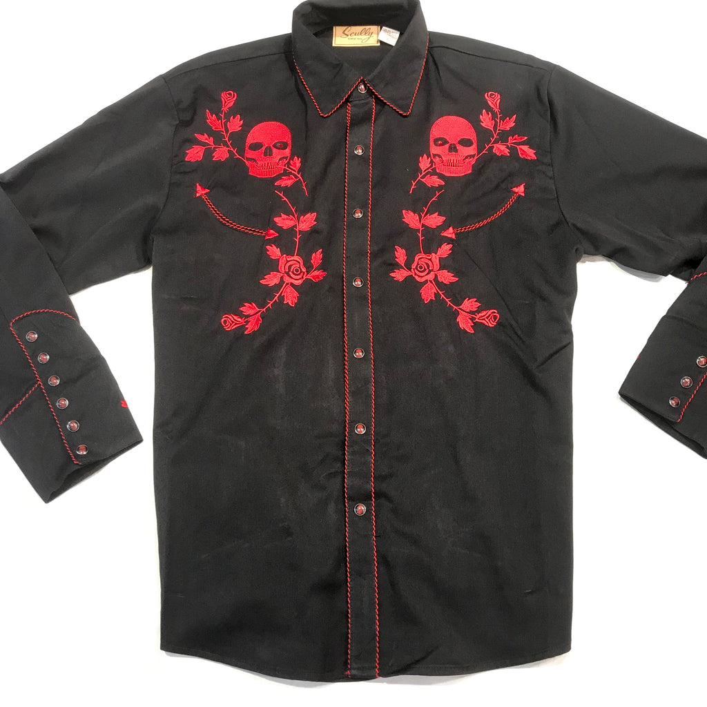 red skull shirt