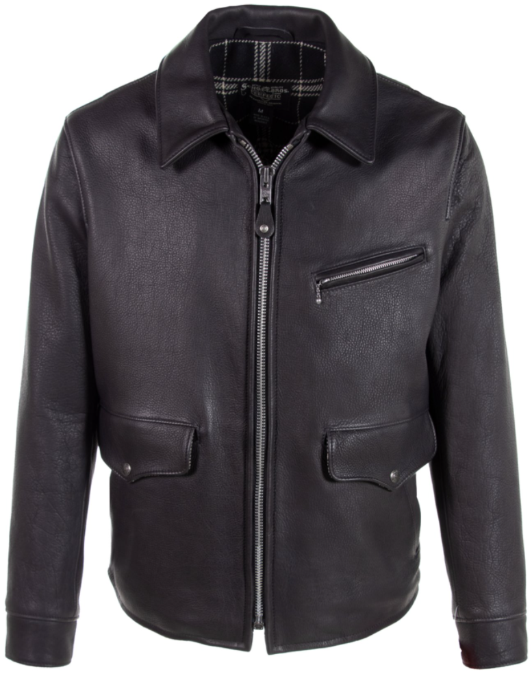 SCHOTT NYC STORM HEAVYWEIGHT OILED NUBUCK JACKET