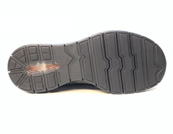 Mauri 8567 Black Crocodile Hightop Sneakers