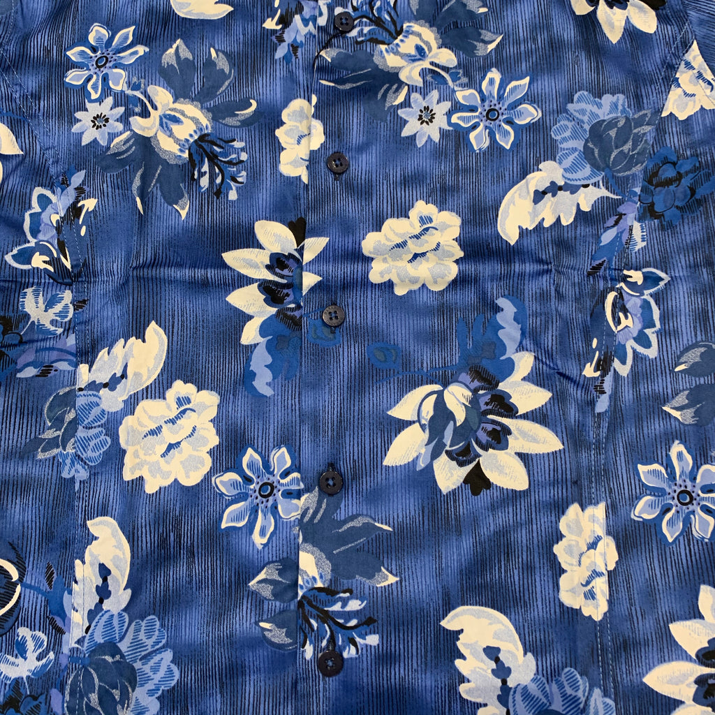 Barabas Blue Floral Garden Button Up Shirt