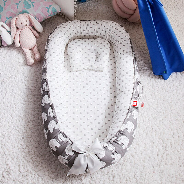 reducteur de lit bebe pour nouveaux nés cocon bebe lit tour lit bebe Chaise  longue Portable pour nouveau-né, berceau de voyage pour bébé, lit de voyage  - AliExpress