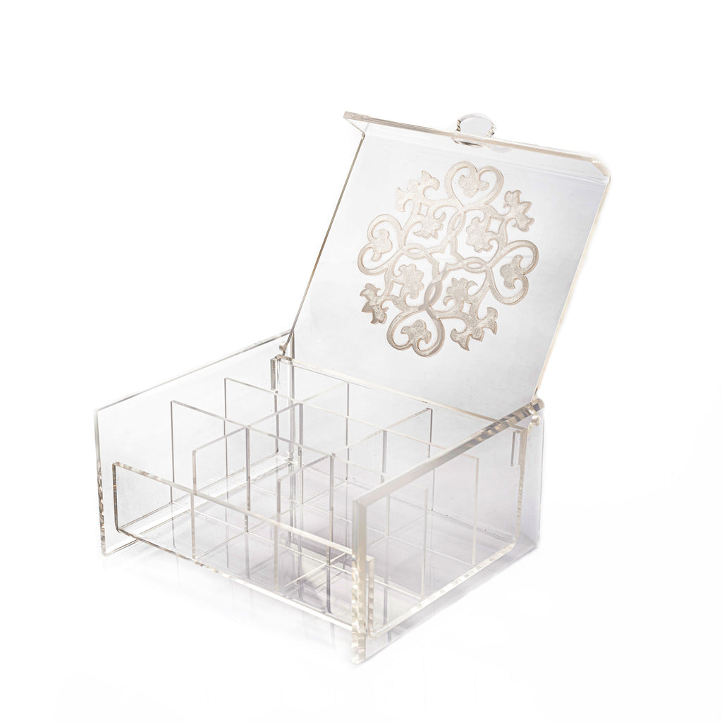 Astrolabium overstroming Een evenement Plexi White Tea Box – The Nest Concept Store