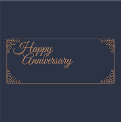 Free Blue Happy Anniversary Candy Bar Wrapper