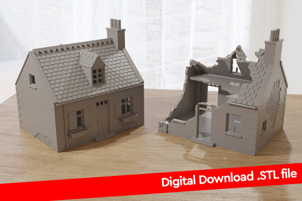 Skrap Bundle Industrial City Buildings - Digital STL Files