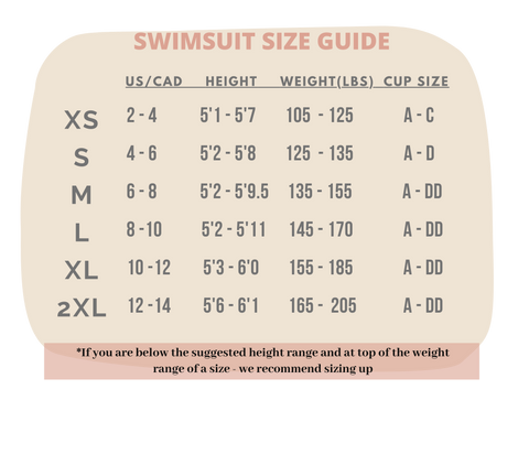 Size Guide – Lace on the Beach