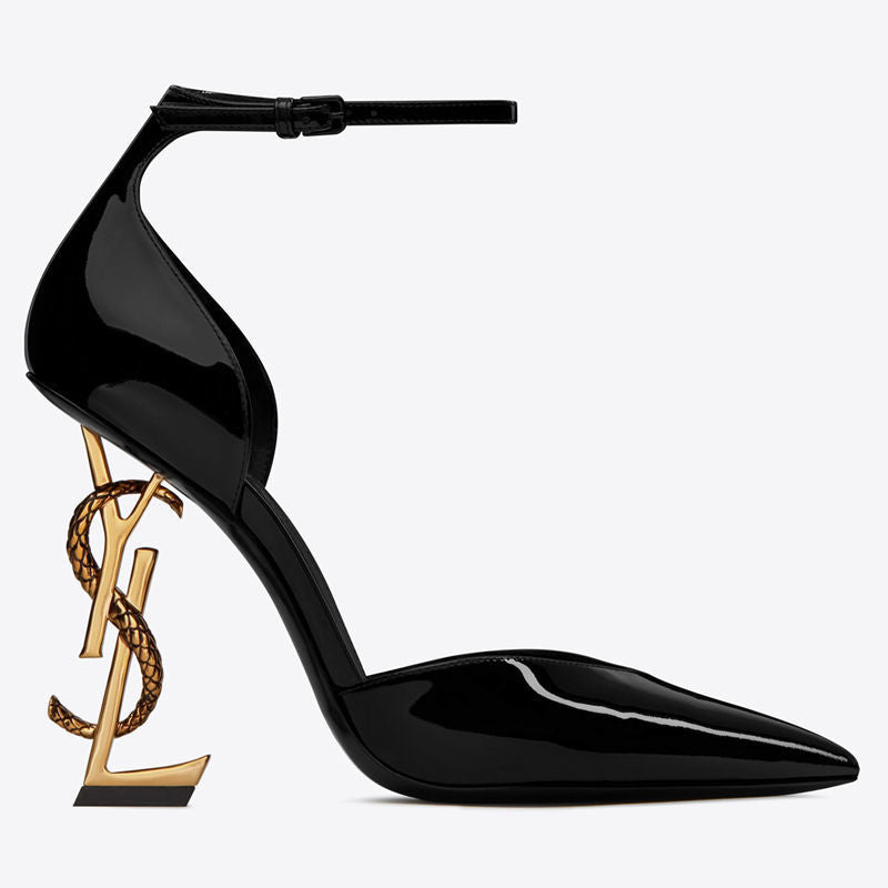 Saint Laurent YSL Patent leather sandal