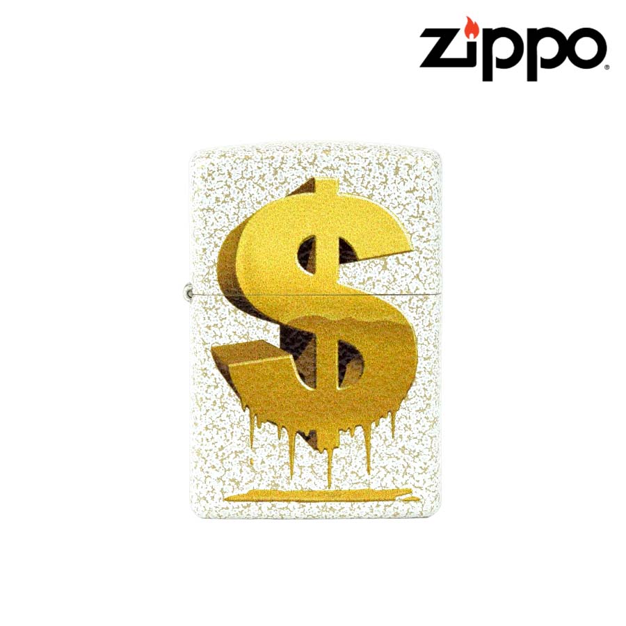 ZIPPO: ZIPPO LIGHTER – MERCURY GLASS DRIPPY DOLLAR