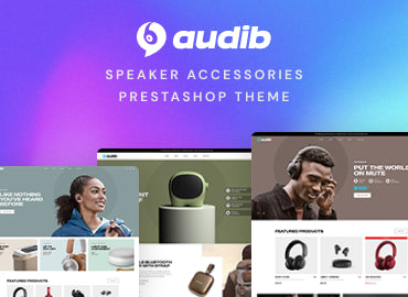 Leo Audib Elementor - Speaker Accessories Prestashop Theme