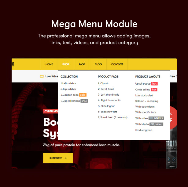 Mega Menu Module