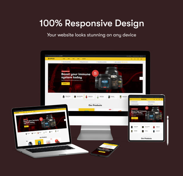 100% Responsive Design