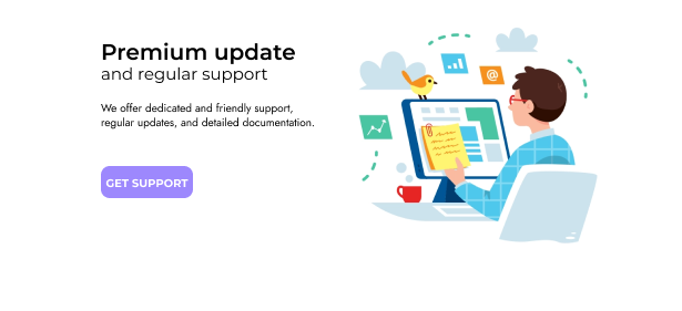 Premium update and regular support
